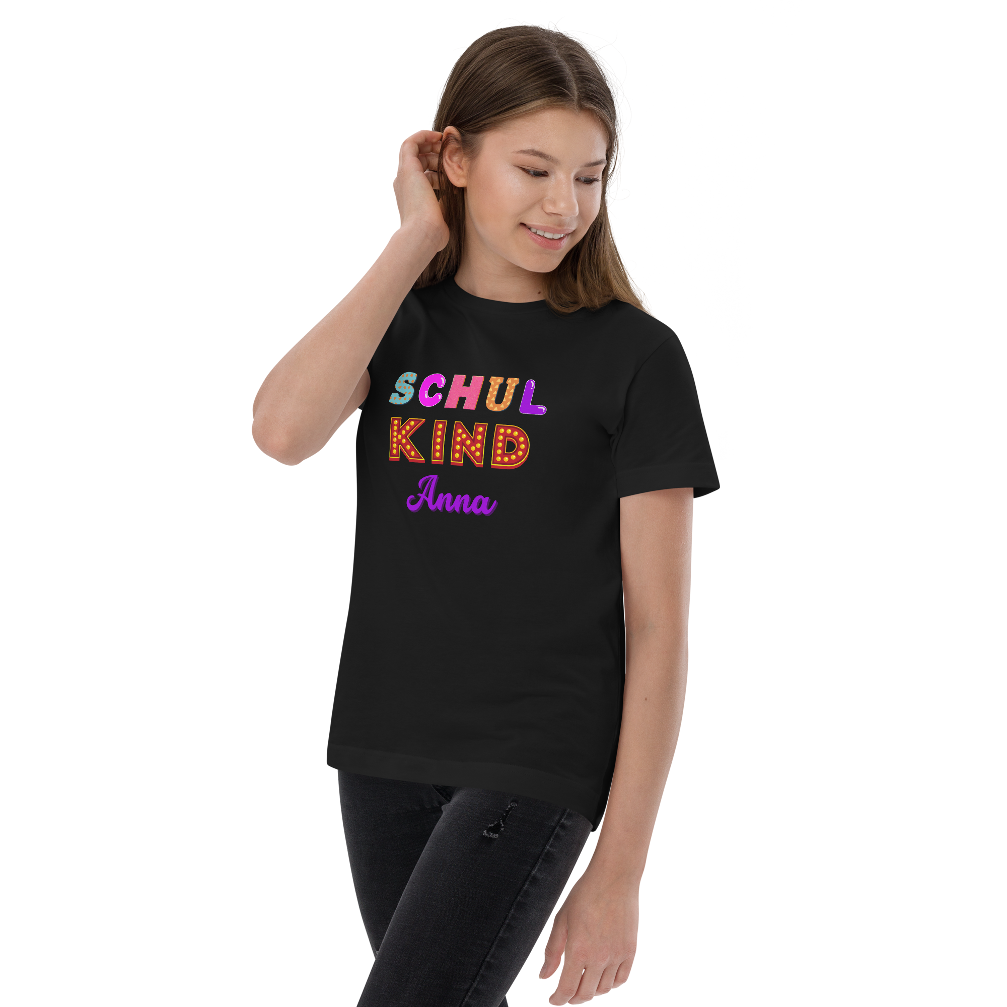 Schulkind Anna Jersey-T-Shirt für Jugendliche – Bild 2