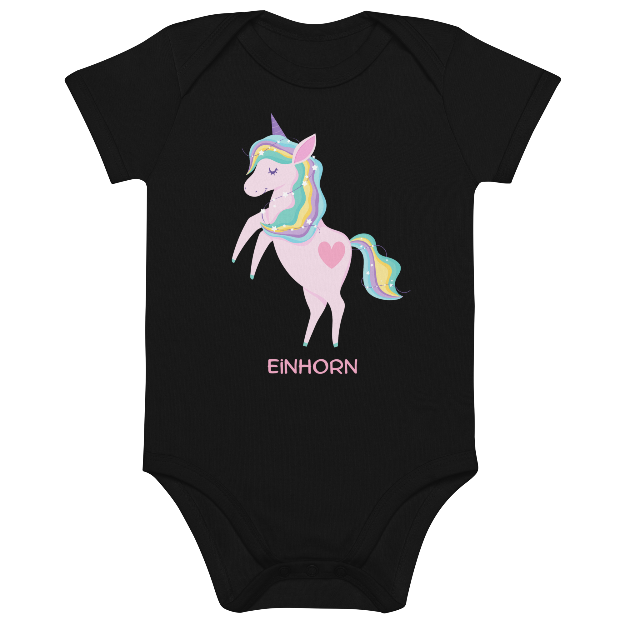 Einohorn Babystrampler aus Bio-Baumwolle – Bild 5
