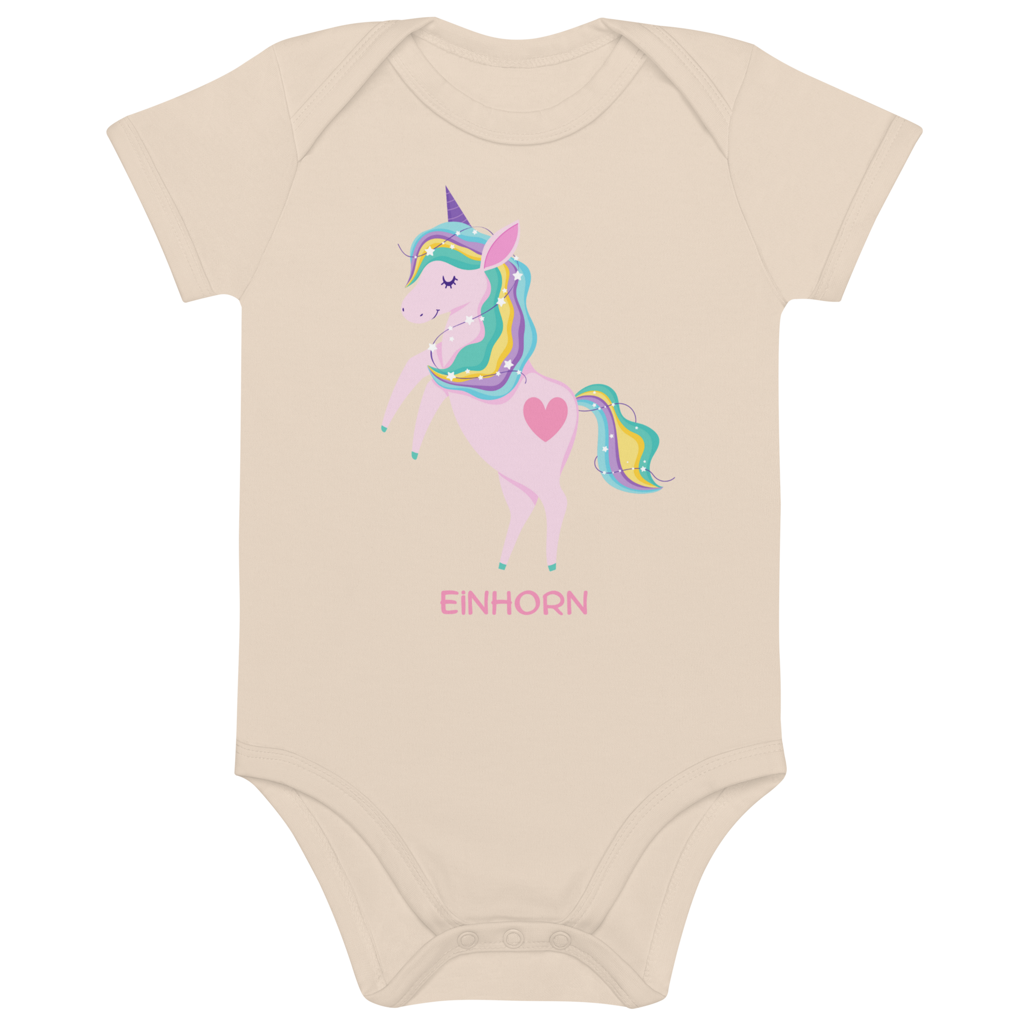 Einohorn Babystrampler aus Bio-Baumwolle – Bild 6