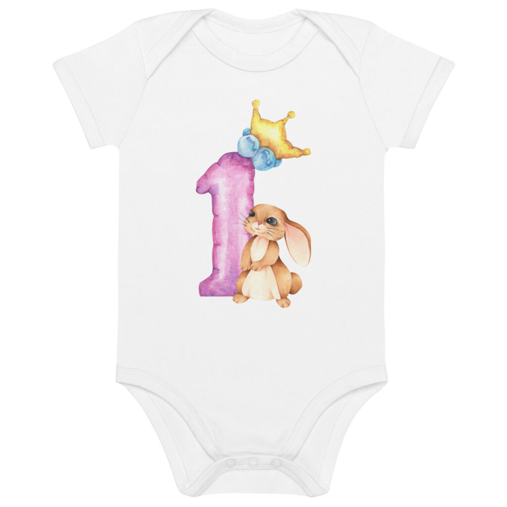 No1 Babystrampler aus Bio-Baumwolle