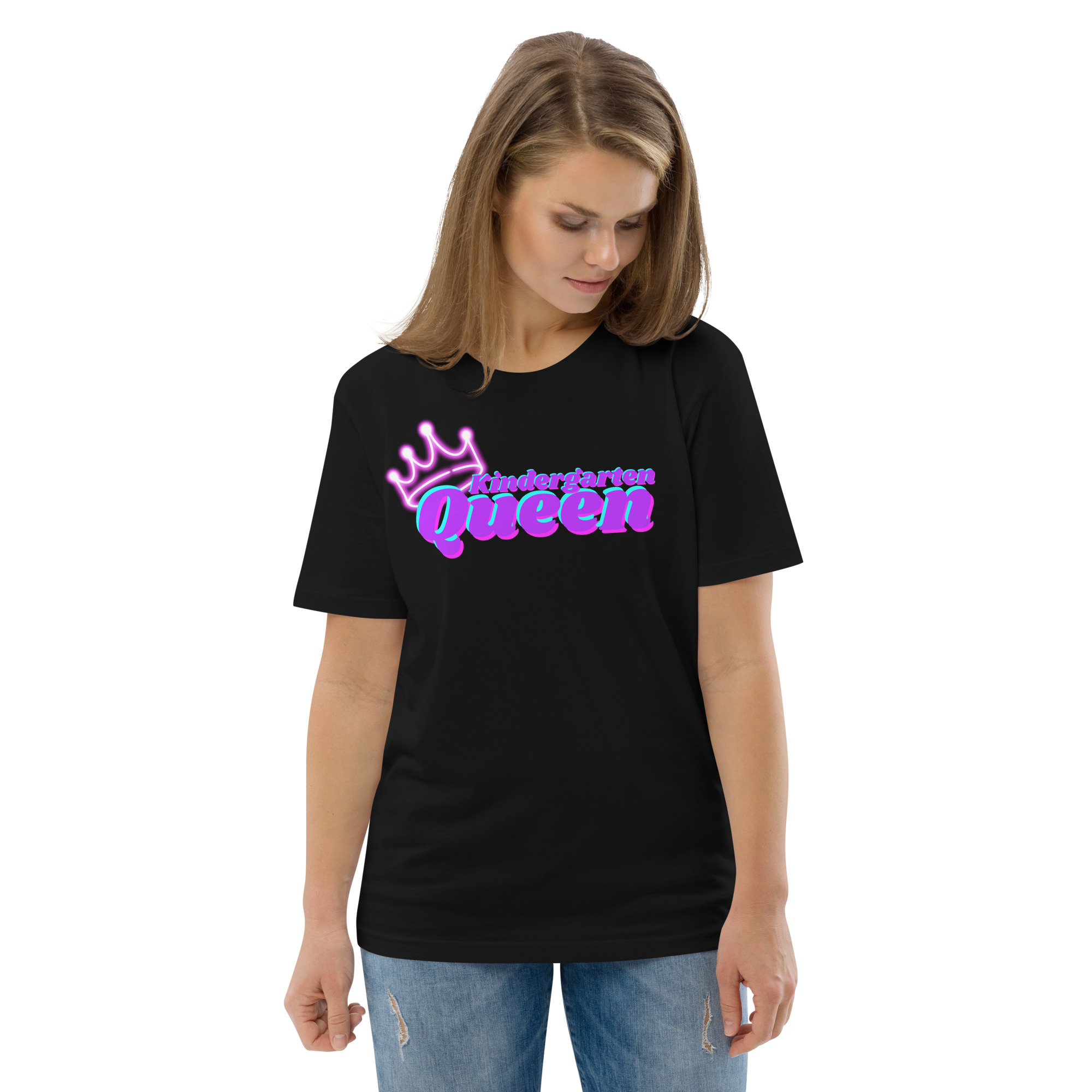 Kindergarten Queen Bio-Baumwoll-T-Shirt – Bild 7