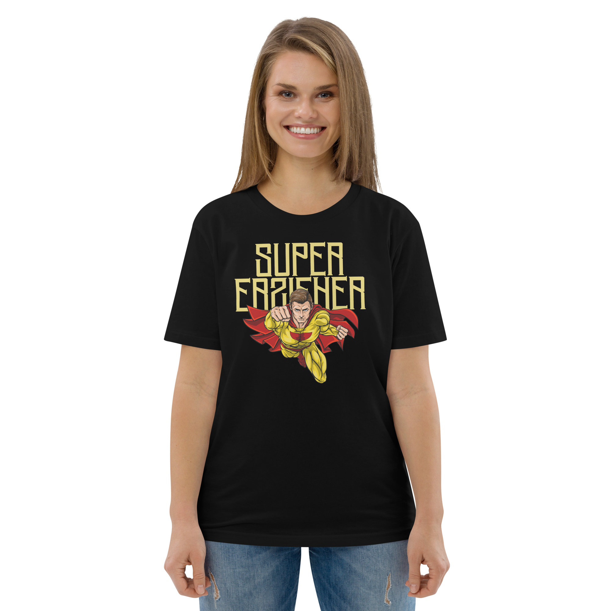 Super Erzieher Bio-Baumwoll-T-Shirt – Bild 3