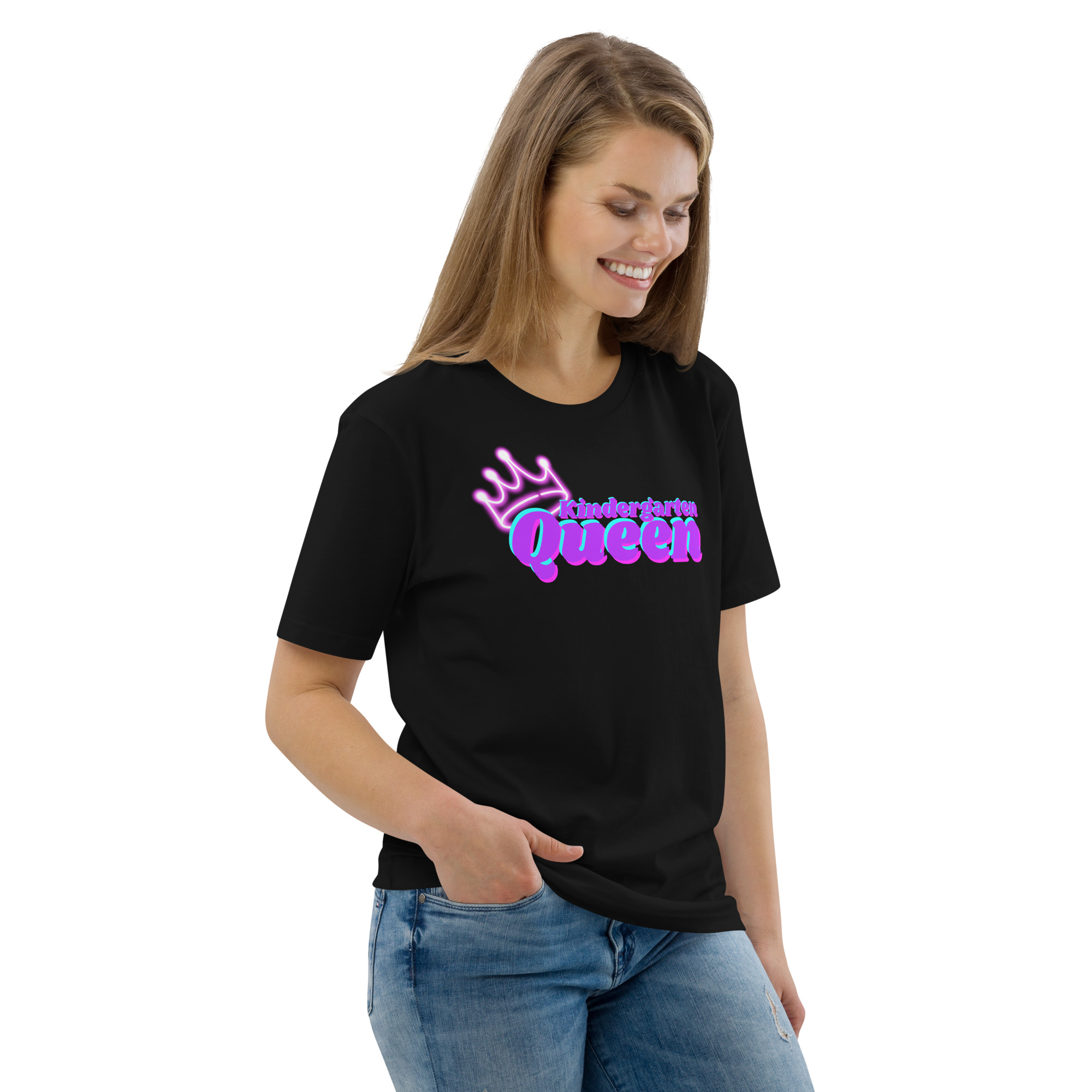Kindergarten Queen Bio-Baumwoll-T-Shirt – Bild 11