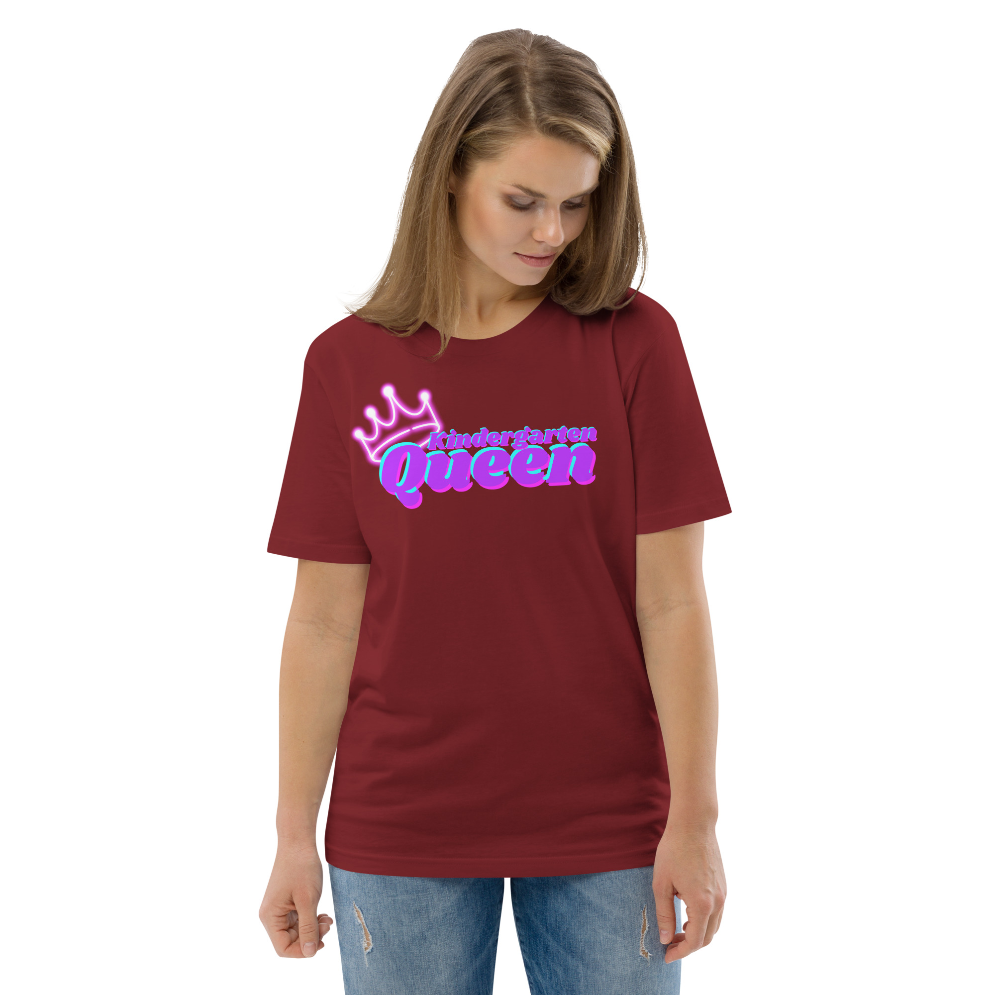 Kindergarten Queen Bio-Baumwoll-T-Shirt – Bild 23