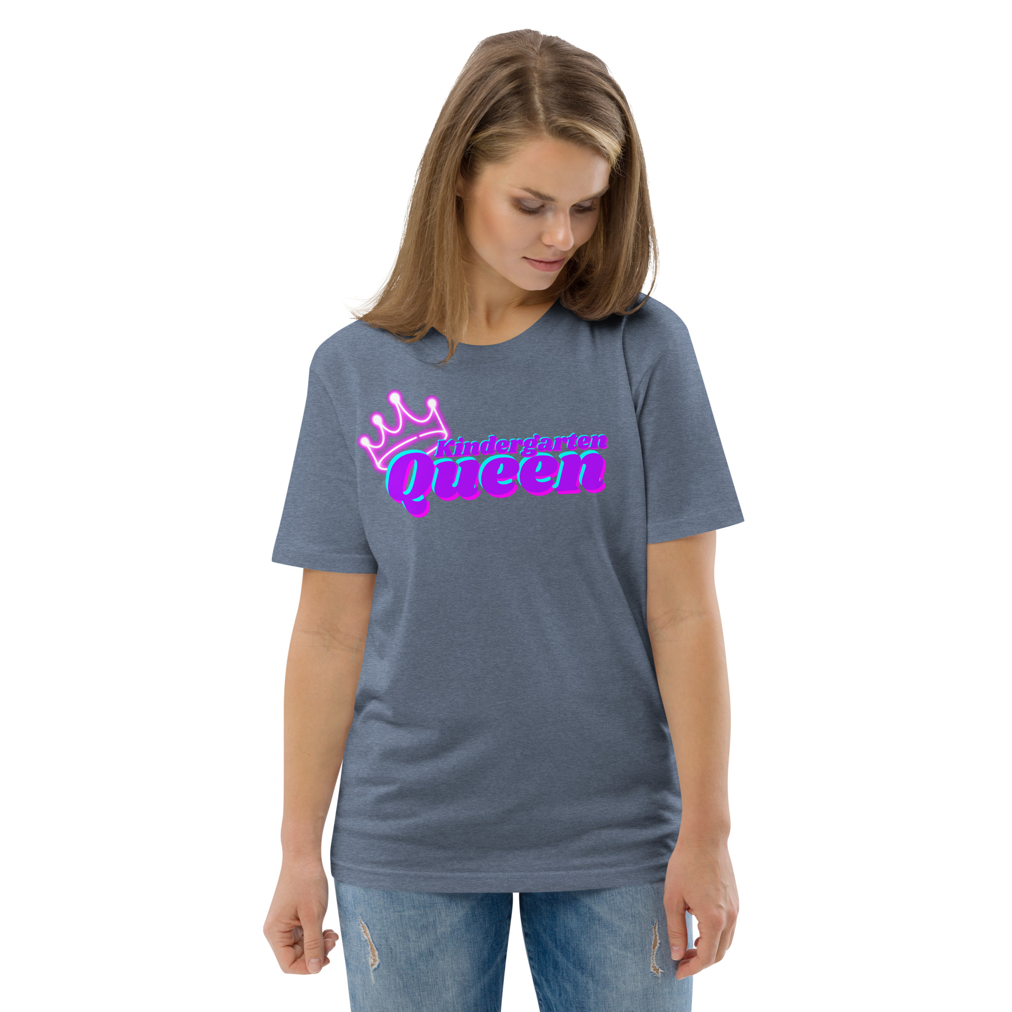 Kindergarten Queen Bio-Baumwoll-T-Shirt – Bild 47