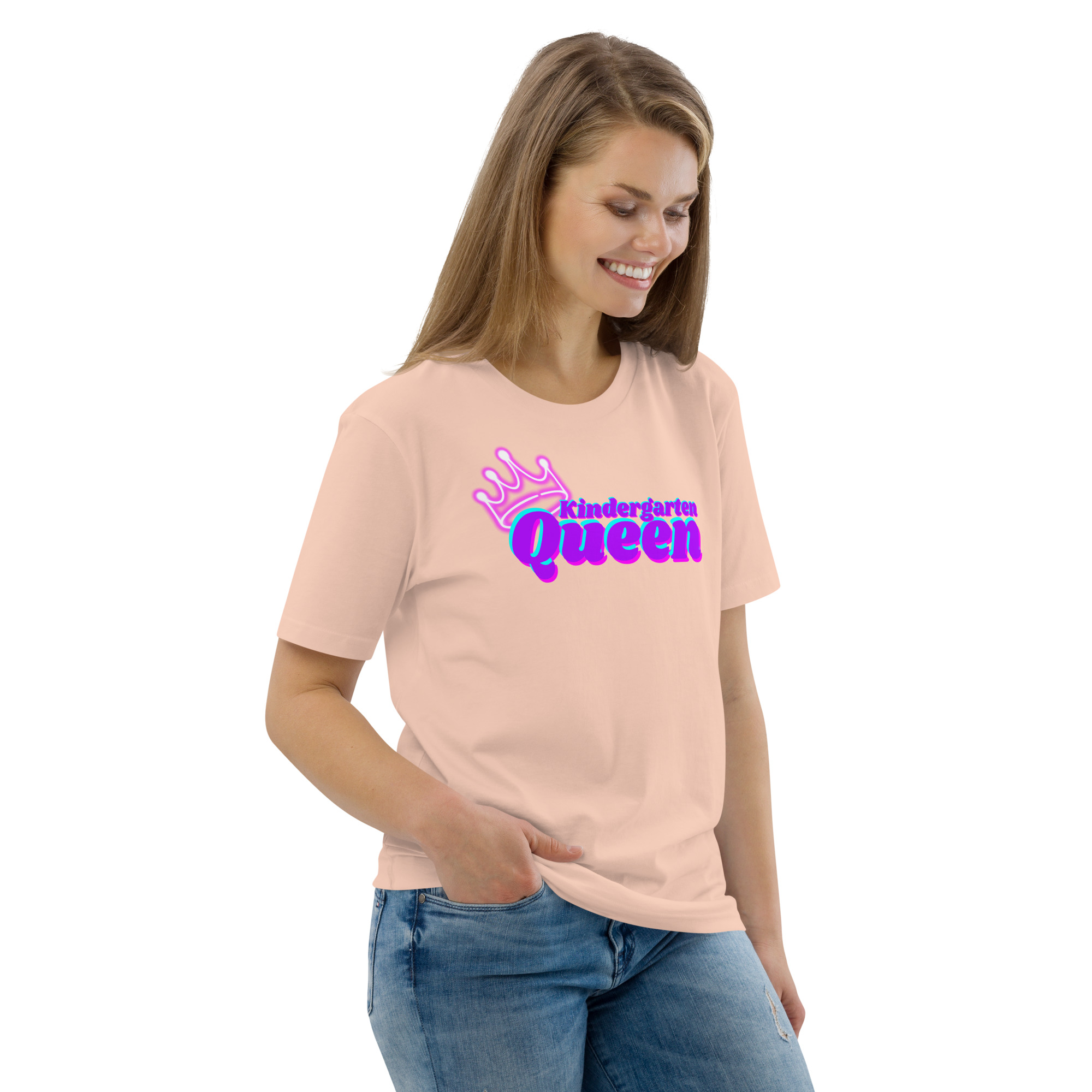 Kindergarten Queen Bio-Baumwoll-T-Shirt – Bild 75