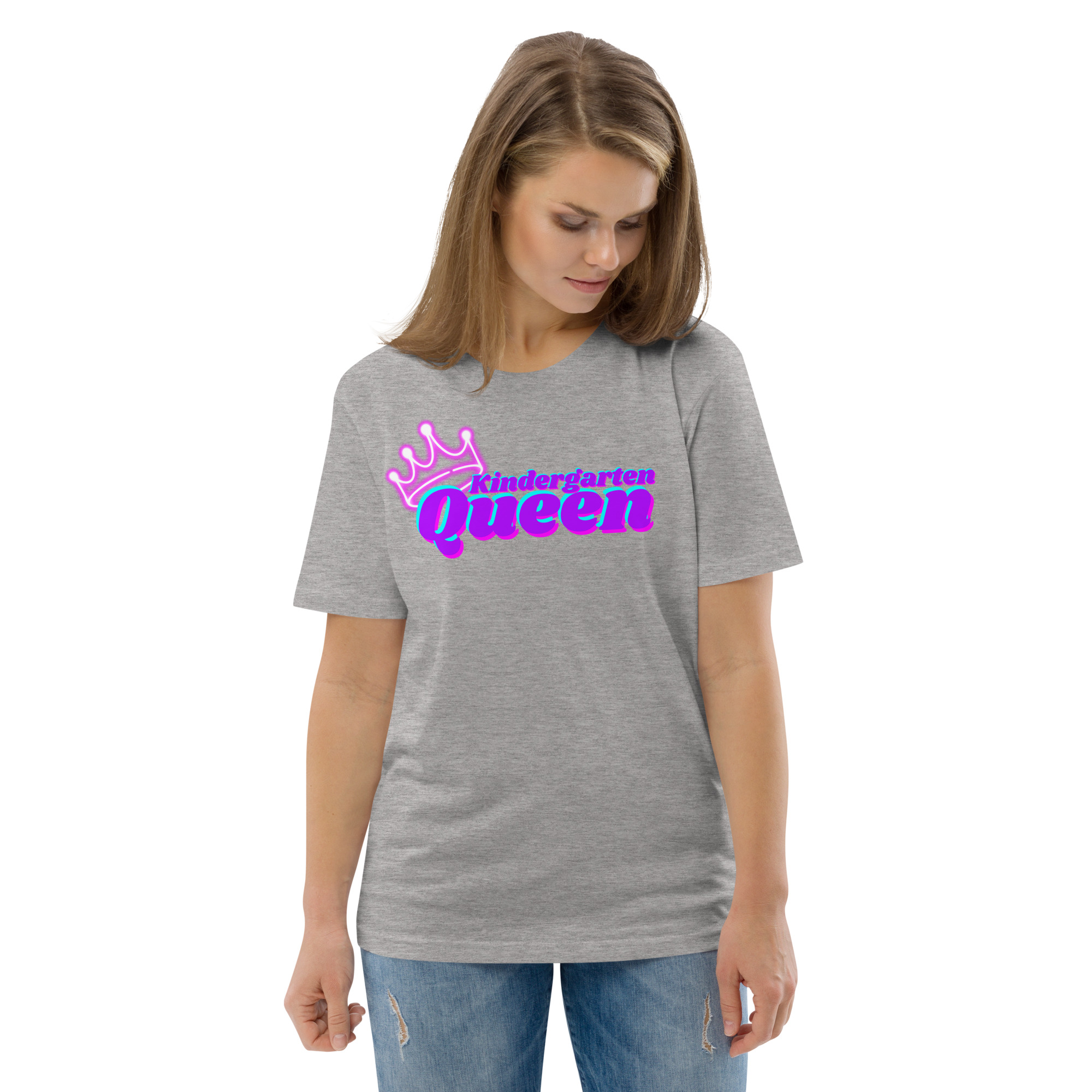 Kindergarten Queen Bio-Baumwoll-T-Shirt – Bild 55