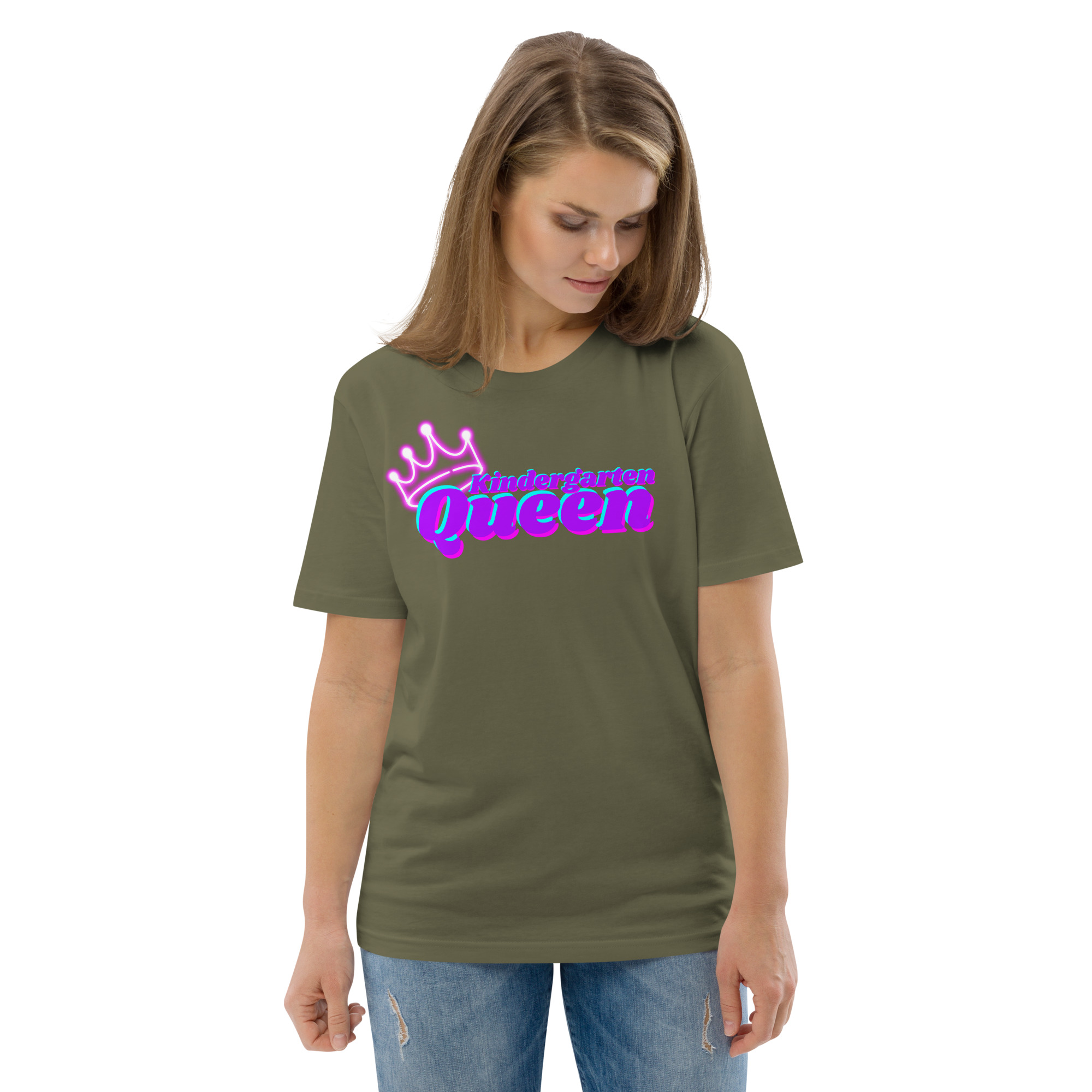 Kindergarten Queen Bio-Baumwoll-T-Shirt – Bild 39