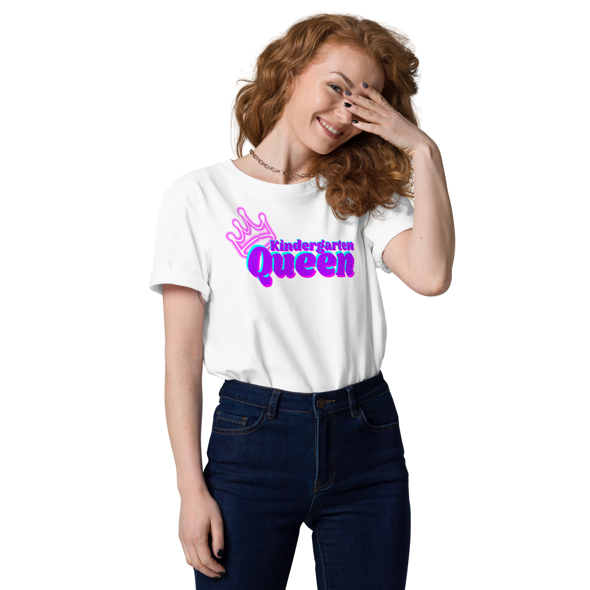 Kindergarten Queen Bio-Baumwoll-T-Shirt – Bild 4
