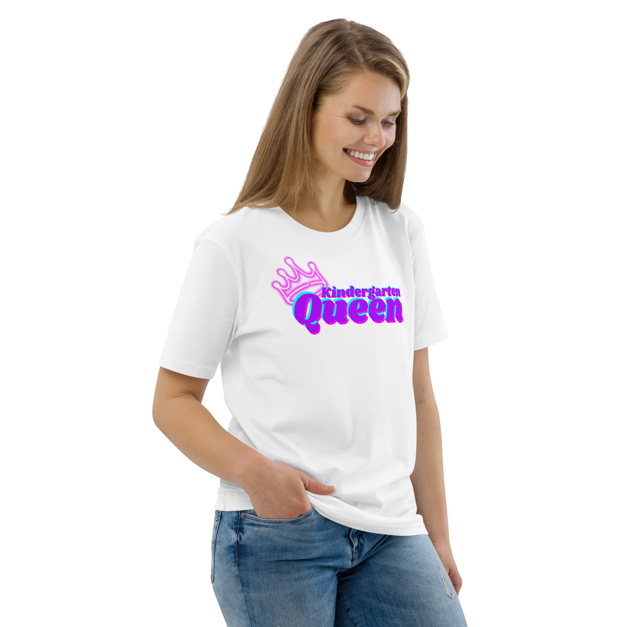 Kindergarten Queen Bio-Baumwoll-T-Shirt – Bild 99