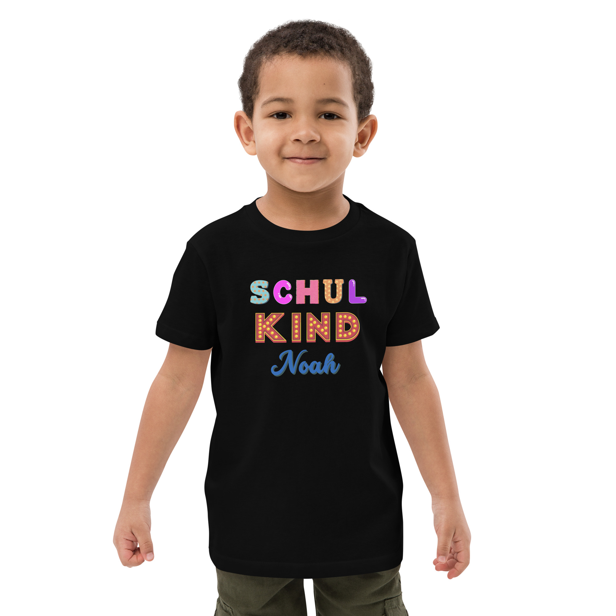 Schulkind Noah – Das perfekte Bio-T-Shirt für den großen Tag! 🎒✨ – Bild 3