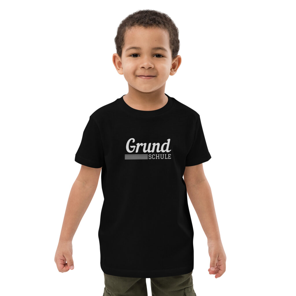 Grundschule Baseball-Style – Das perfekte Bio-T-Shirt für kleine Champions! ⚾🏫