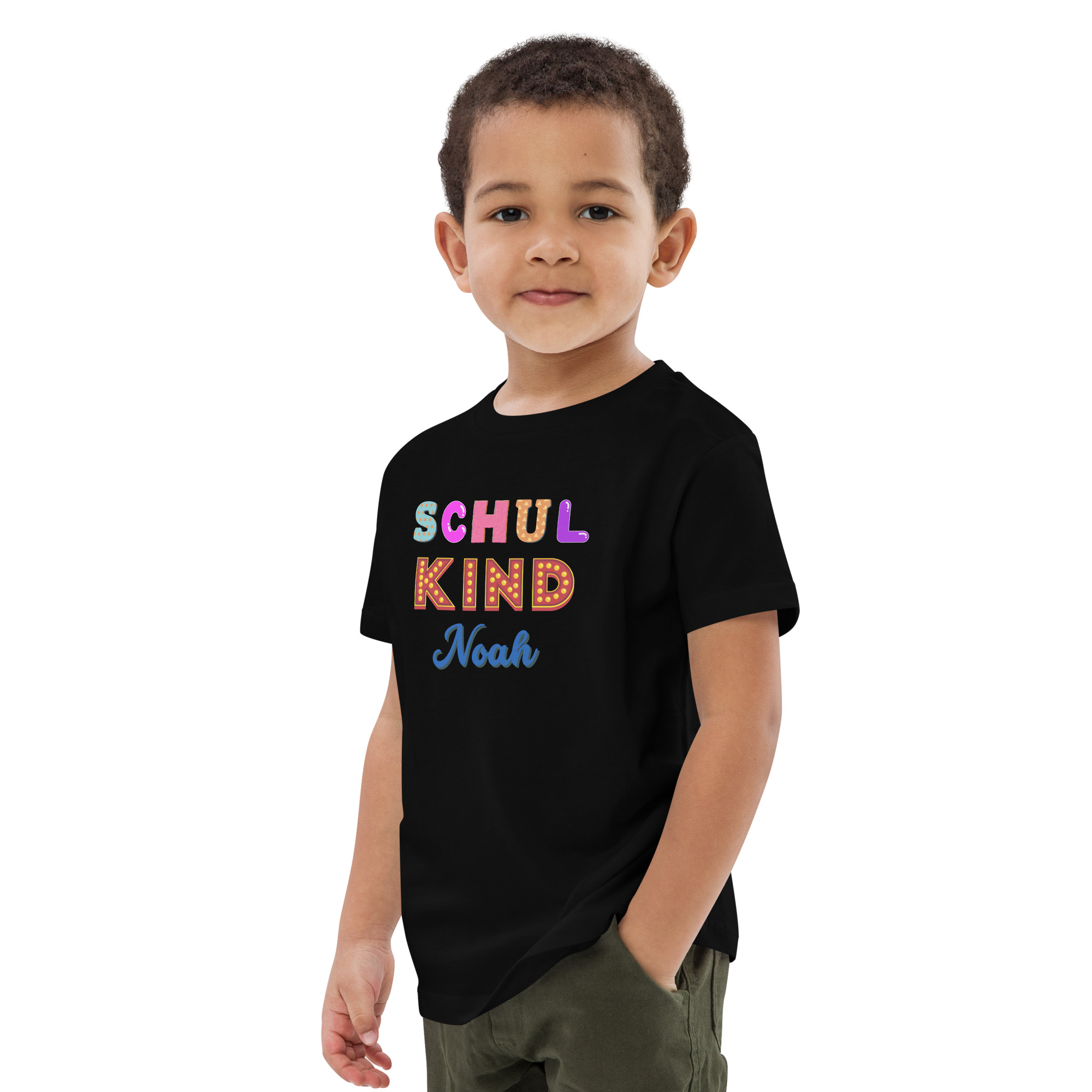 Schulkind Noah – Das perfekte Bio-T-Shirt für den großen Tag! 🎒✨ – Bild 5