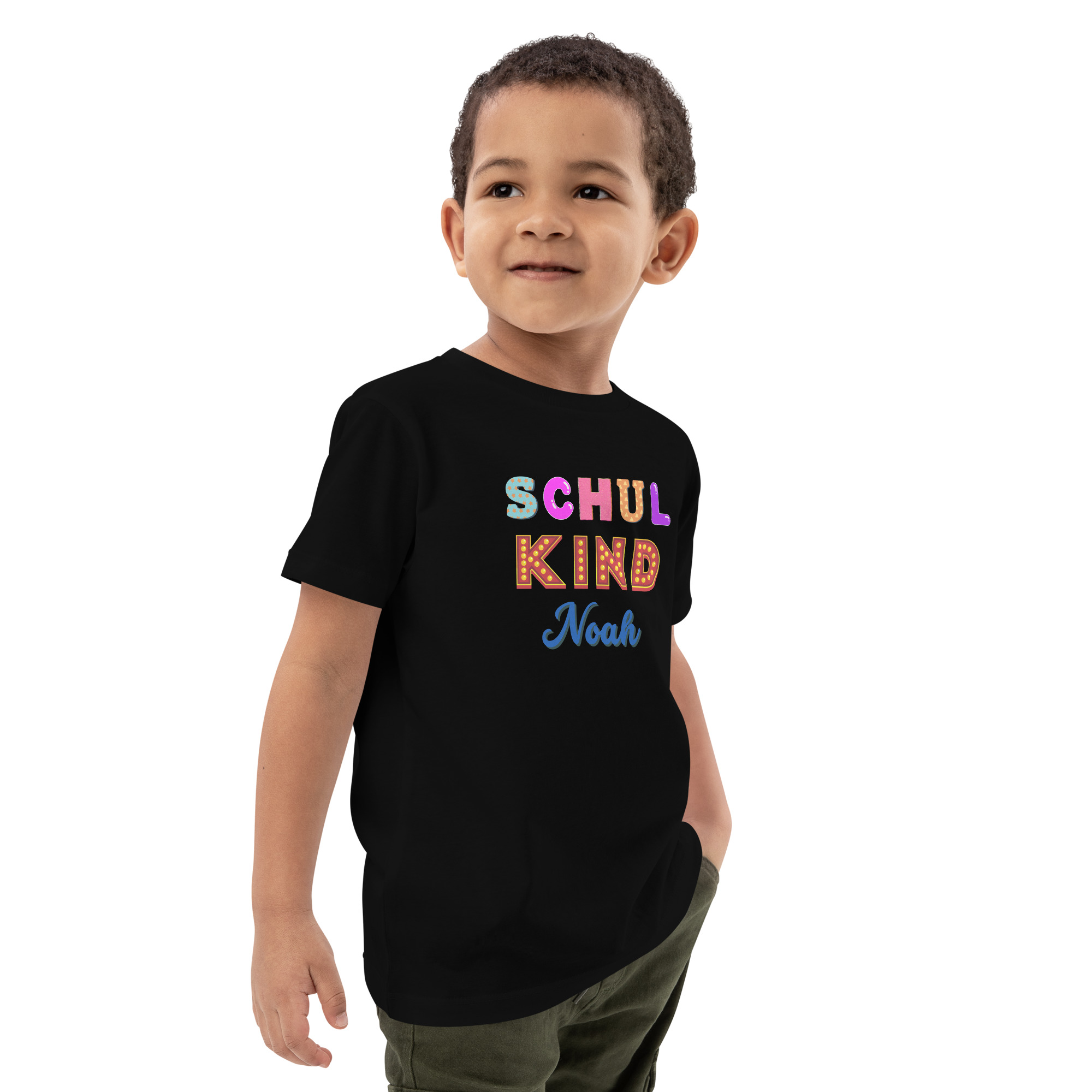 Schulkind Noah – Das perfekte Bio-T-Shirt für den großen Tag! 🎒✨ – Bild 4