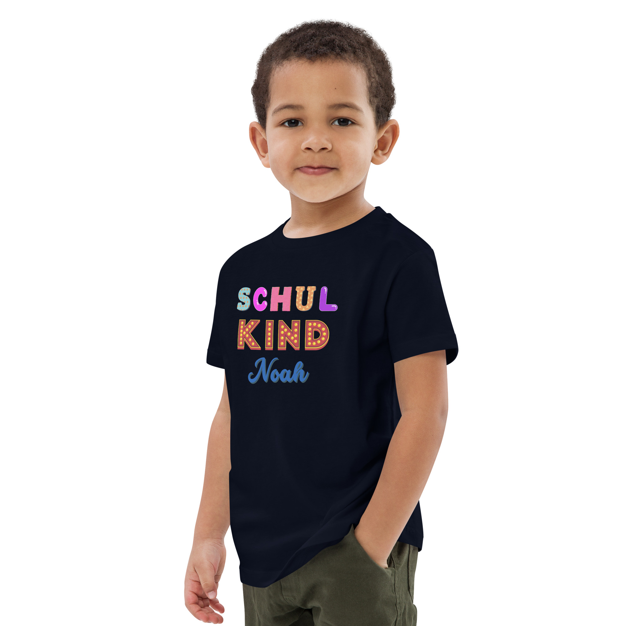 Schulkind Noah – Das perfekte Bio-T-Shirt für den großen Tag! 🎒✨ – Bild 8
