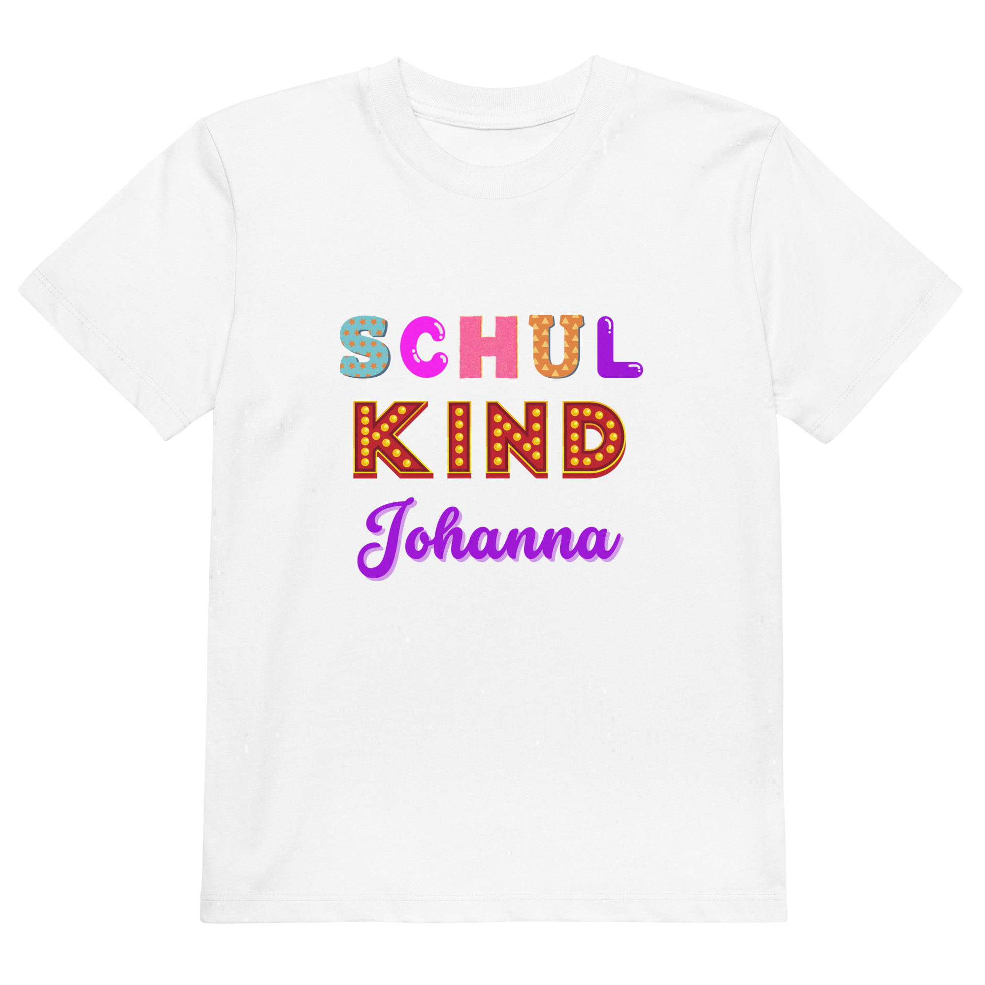 Schulkind Johanna Bio Baumwoll t-Shirt – Bild 4