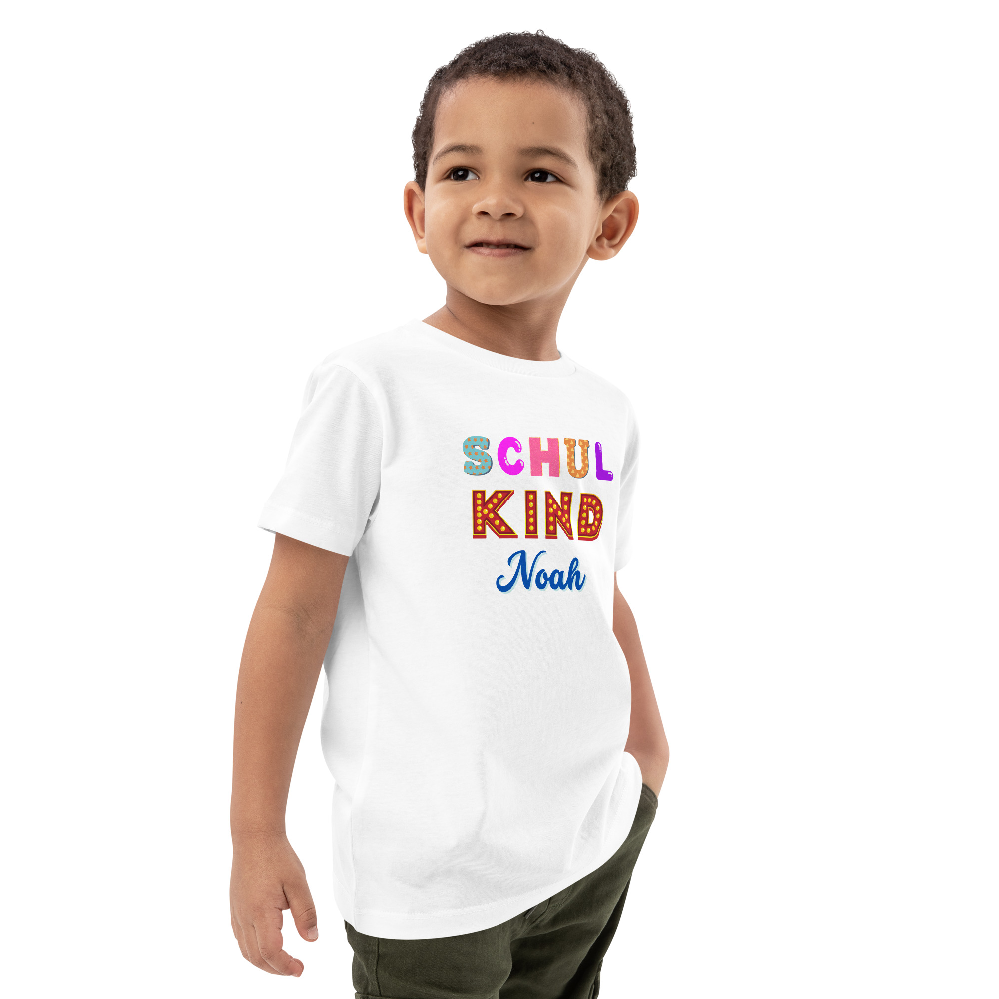 Schulkind Noah – Das perfekte Bio-T-Shirt für den großen Tag! 🎒✨ – Bild 10